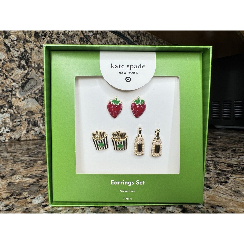 LIMITED EDITION Mixed Novelty Stud Earrings 3pk - kate spade new york x Target